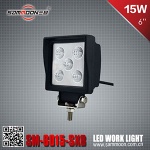 6 Inch 15W LED Work Light_SM-6015-SXB