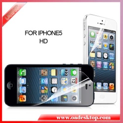 Transparent Screen Protector Film/screen guard For iphone5/5s/5c