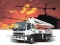 truck-mounted concrete pump with boom