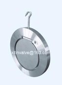 Wafer single-disc swing check valve (H74)