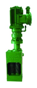 Channel type wastewater grinder