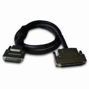 SCSI cable, DB68 cable, D-SUB cable, computer cable, peripheral cable, printer cable, hard disk cable, CD ROM cable
