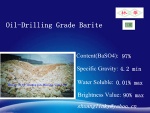 Oil drilling grade barite powder api13