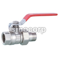 Steel Handle Ball Valve With Union Connection