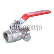 Steel Handle Brass Ball Valve With Drain Off-cock