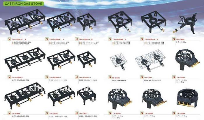 Gas Stoves and Gas Burners