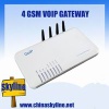 GOIP 4(sip and H.323),850/900/1800/1900Mhz,4 port voip gsm terminal gateway