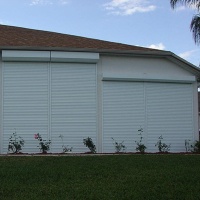 Hurricane roll up shutter, storm shutter