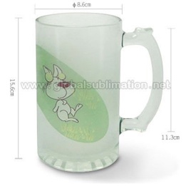 16oz Beer Glass Mug(frosted)_Sublimation Mugs Blank