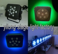 RGBW flat led par can,Q6 disco DJ light,whosell party light