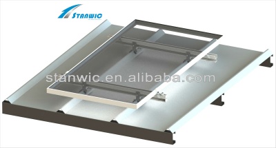 Solar Roof Mount System with trapezoidal clamp