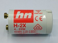 full range of quality starters for FL and glow switches for PL/CFL