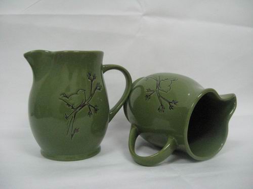 3000ml stoneware milk container with silk printing
