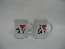 12OZ stoneware collect waist relief mug with ILNY series