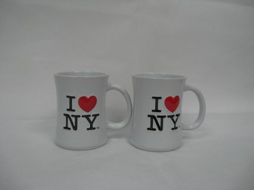 12OZ stoneware collect waist relief mug with ILNY series