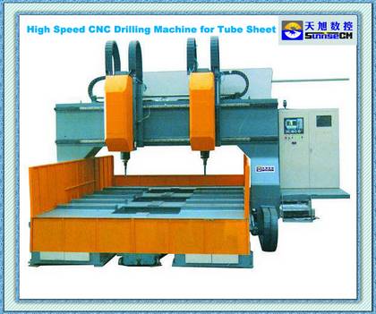 High Speed CNC Tube Sheet Drilling Machine