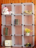 plastic cube storage shelf