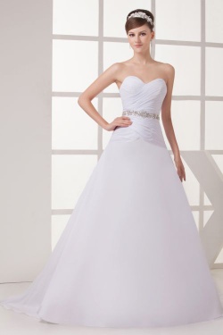Wholesale - New 2013 Fairytale Ball Gown Gorgeous Lace Ethereal Tulle Skirt Wedding Dress (JZ1858)