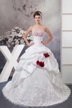 Wholesale - 2013 New Strapless Wedding Gowns (ZJ1875)
