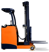 Explosion-proof reach forklift