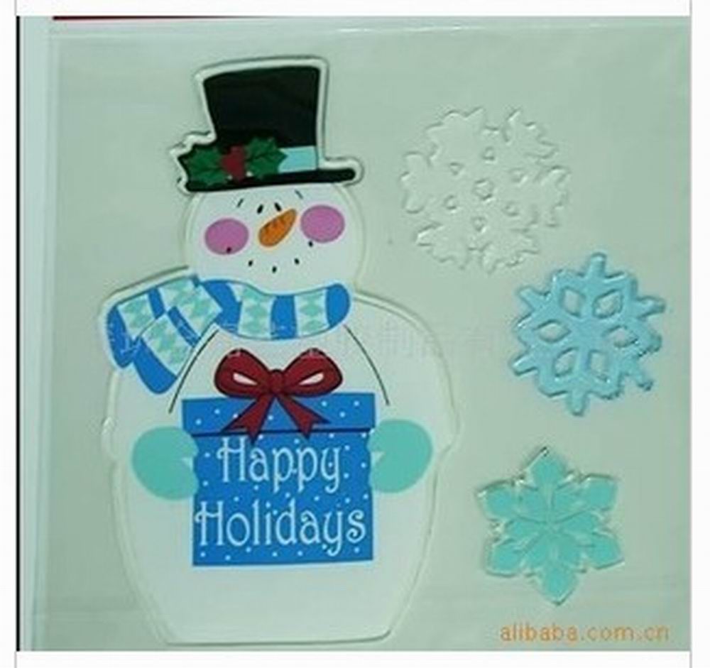 Christmas promotion gift gel sticker