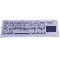 KY-PC-NT industrial metal keyboard with trackpad