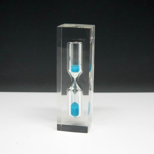 Acrylic / resin hourglass sand timer for promotion gifts