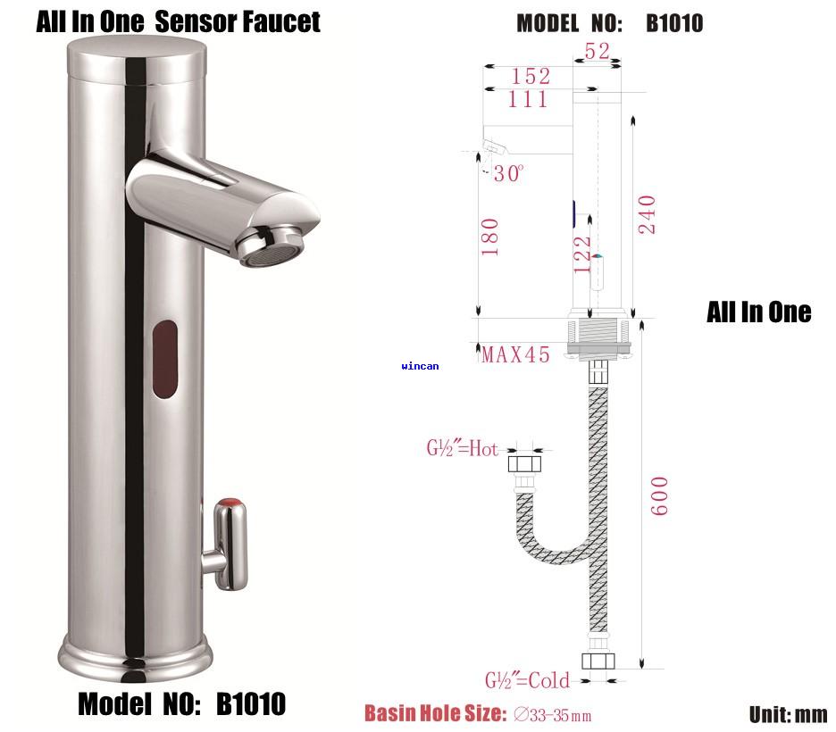 ALL-IN-ONE automatic faucet