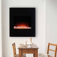 Electric Fireplace Glass Panel