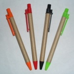 Eco-Friendly Kraft Retractable Ball Pen