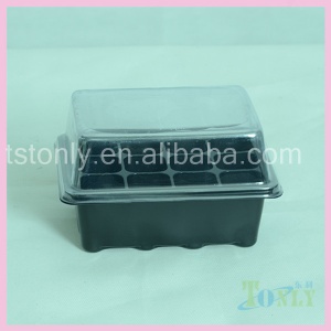 Plastic seeding trays