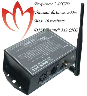 Wireless DMX console