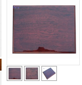 walnut piano finish awards plaque