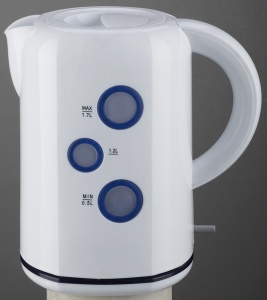 1.7L Cordless plastic electric kettle