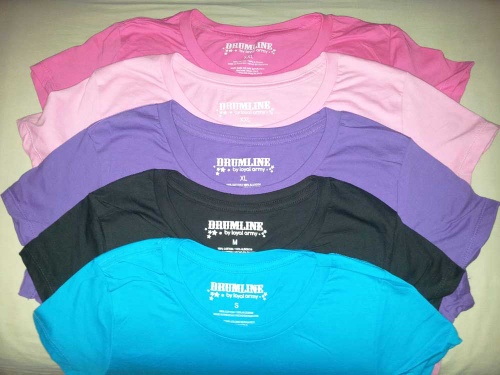 Drumline Brand Ladies T Shirts Stocklot