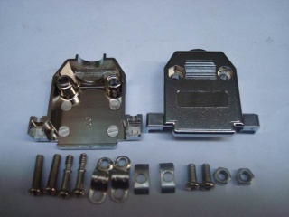 Metal Hood for D-SUB 9/15/25/37/44/68 P Zinc Alloy