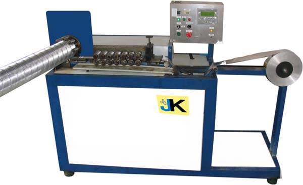 aluminum flexible duct machine