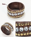 Newest Rhinestone & Stud Resin Bangle