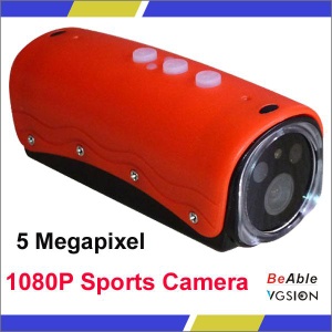 H.264 Sports Camera HD 1080P 20M Waterproof Helmet Camera Mini DV with Laster Lights LEDs - VG-RD32II