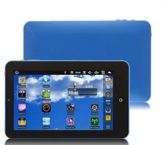 Eken M009S Google Android 2.2 7 inch VIA 8650 800MHz 4GB Tablet PC Blue