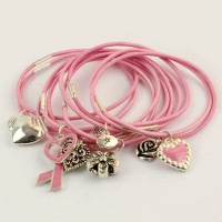 Wholesale!!!Newest Jewelry Style Pink Lady Charm Bracelet Set