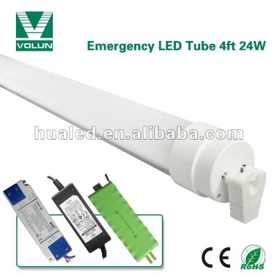 Rechargeable emergency tube light with 60-300mins duration 24w