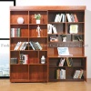GS5012 wall bed with sliding bookcases and foldable desk