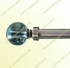 New curtain rod with crystal finial