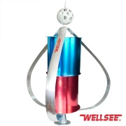 Wellsee WS-WT400W small Squirrel-cage wind turbine functions: