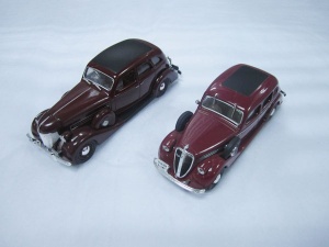 antique model car toy manufacturer - 1:43 scale metal model