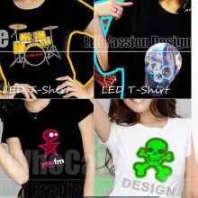 LED EL Flashing T-shirt (LED GTS 006)