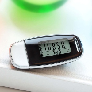 USB Downloadable Multifunction Pedometer - Tri-axis