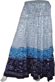 Bandhani skirt