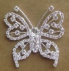 Crystal rhinestone butterfly